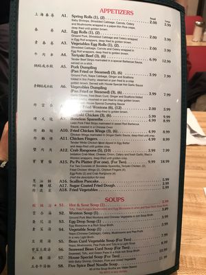 Apps at China Garden in Orono