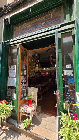 Front at El Pati de la Veina in Girona