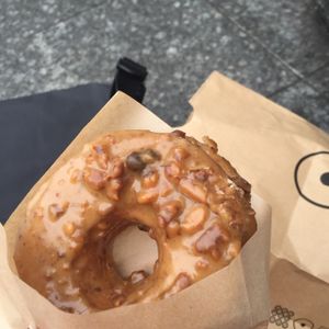 Maple walnut doughnut  at Doughnut Plant - Lumine Est in Tokyo