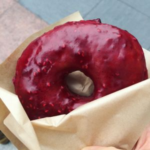 berry doughnut  at Doughnut Plant - Lumine Est in Tokyo