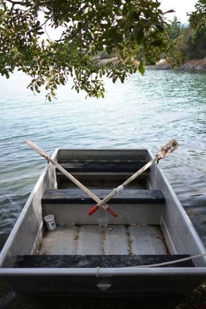 Rowboat at Pebble Cove Farm Inn in Orcas Island