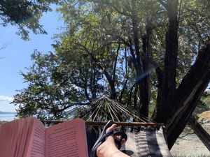 Can’t get better than this  at Pebble Cove Farm Inn in Orcas Island