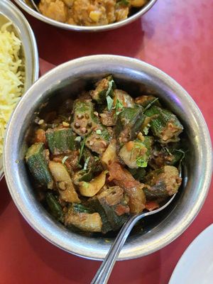 Okra curry (Bhindi) at Otsal - 옷살 in Seoul