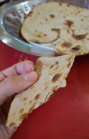 Tandoori roti - inside at Otsal - 옷살 in Seoul