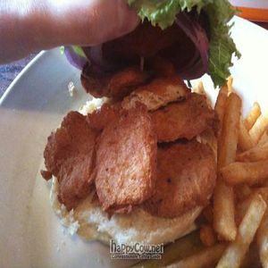 Chik Faux Lay Sandwich (Vegan) from The Spotted Dog in Carrboro, NC at Spotted Dog Restaurant and Bar in Carrboro