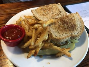 Vegan rueben  at Spotted Dog Restaurant and Bar in Carrboro