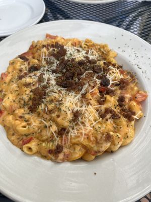 Vegan Buffalo Mac  at Spotted Dog Restaurant and Bar in Carrboro