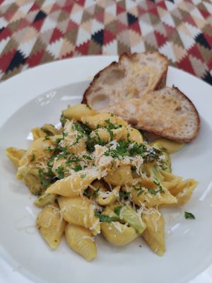 Vegan Mac'n'cheese at Food4Thought in Chiang Mai