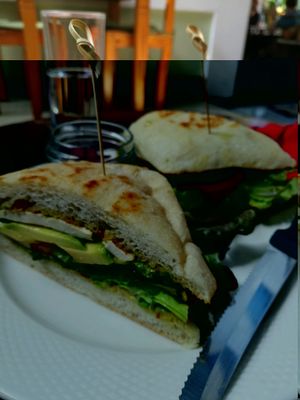 sandwich at Food4Thought in Chiang Mai