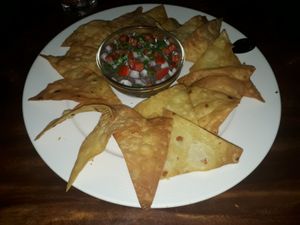 Black bean dip at Food4Thought in Chiang Mai