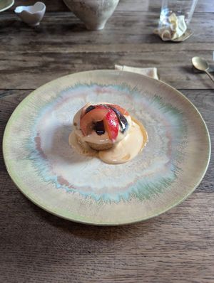 the plum tart at Stardust in Kyoto