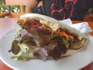Hummus wrap  at Greze Natural and Healthy in Phuket