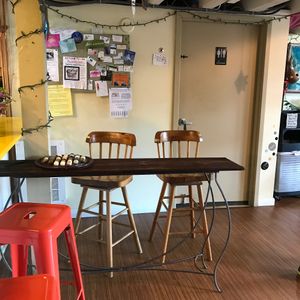 Juice bar at Suecakes in Belfast