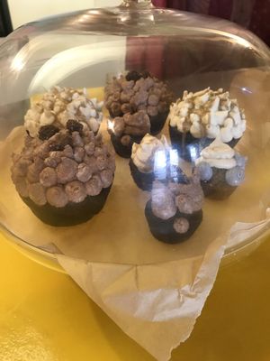 Cupcake selection  at Suecakes in Belfast