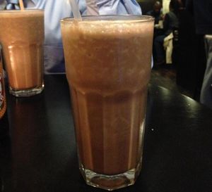 Cacao shake at VSpot in Brooklyn