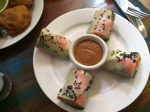 Summer rolls at VSpot in Brooklyn