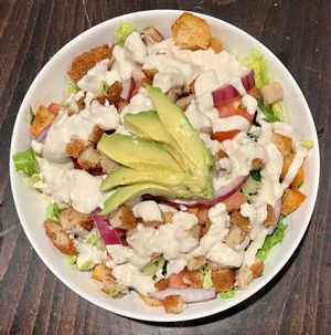 Chk'n Caesar Kale Salad (contains almond)  at VSpot in Brooklyn