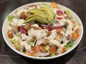 Chk'n Caesar Kale Salad (contains almond)  at VSpot in Brooklyn