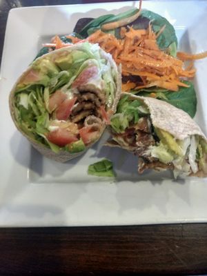 BLT wrap at VSpot in Brooklyn