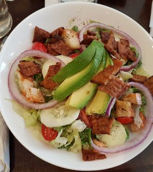 Kale caesar with lemon vinaigrette at VSpot in Brooklyn
