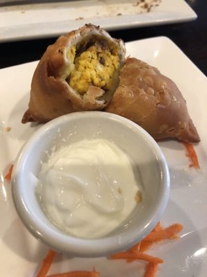 Breakfast empanada at VSpot in Brooklyn