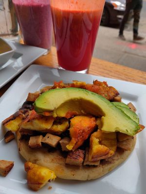 Arepa at VSpot in Brooklyn