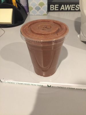 Cacao and Banana Smoothie at VSpot in Brooklyn