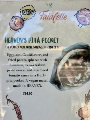   at Falafelle in Belmont