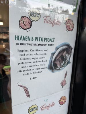   at Falafelle in Belmont