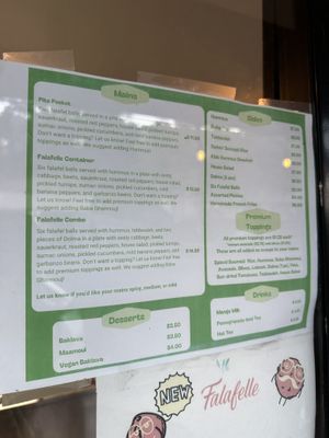   at Falafelle in Belmont