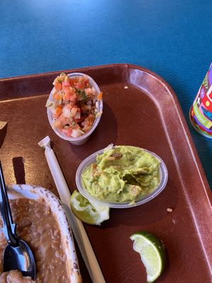 Guacamole and salsa  at Disneyland - Rancho del Zocalo in Anaheim