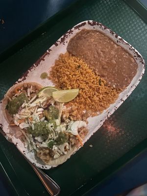 Cauliflower tacos   at Disneyland - Rancho del Zocalo in Anaheim