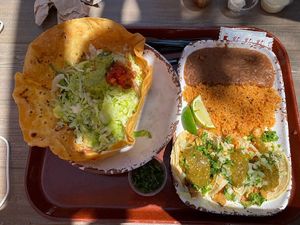 Cauliflower Taco Tray at Disneyland - Rancho del Zocalo in Anaheim