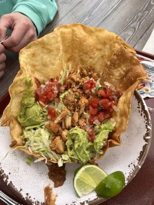 Cauliflowers taco bowl  at Disneyland - Rancho del Zocalo in Anaheim