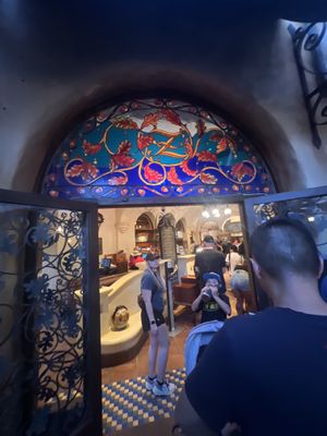 Doorway   at Disneyland - Rancho del Zocalo in Anaheim