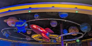 interior at Disneyland - Alien Pizza Planet in Anaheim