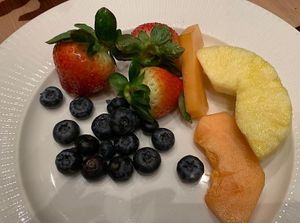 Fresh fruit from buffet   at Disneyland - Storytellers Cafe in Anaheim