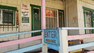 entrance at Mr. Wisdom in Los Angeles