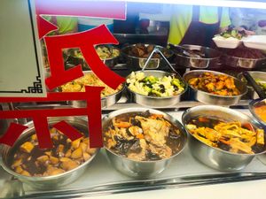 Dishes at San De Vegetarian 三德 - Sembawang Dr in North Singapore
