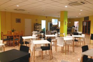 The restaurant at Krsna Cuisine in San Vicente Del Raspeig