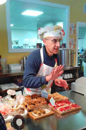 The chef at Krsna Cuisine in San Vicente Del Raspeig