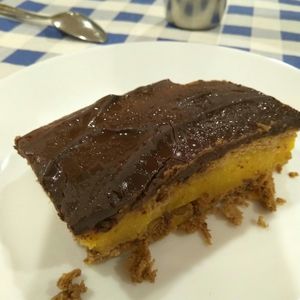 Tarta de naranja y chocolate at Krsna Cuisine in San Vicente Del Raspeig