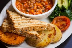 Vegan all day breakfast at Gone Eatery in Whistler