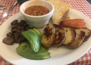 Full vegan breakfast...  at Gone Eatery in Whistler