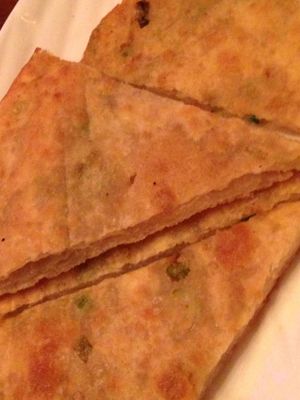 Scallion pancake  at Chengdu Center City 成都 in Philadelphia