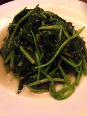 Sautéed spinach  at Chengdu Center City 成都 in Philadelphia