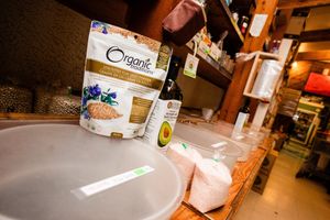 Flax seed powder, oils, beans and many more at Steep Hill Food Co-op in Saskatoon