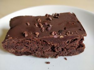 One of the best brownies I've ever had at Bonobo Cafe in Aberdeen