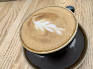 Latte  at Bonobo Cafe in Aberdeen