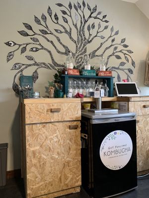 Kombucha at Bonobo Cafe in Aberdeen